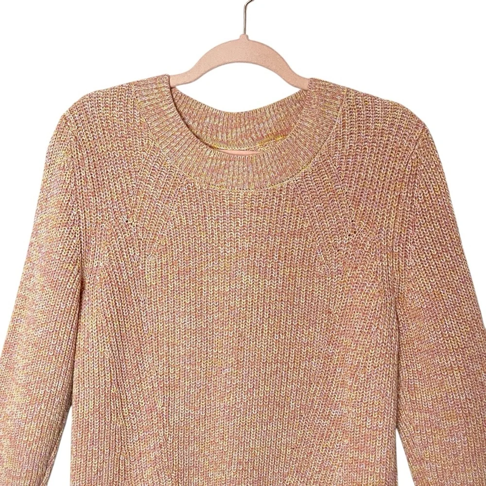 ❌NWOT GAP Chunky Knit Cotton Crewneck Sweater, Medium Tall Cotton - Picture 2 of 9